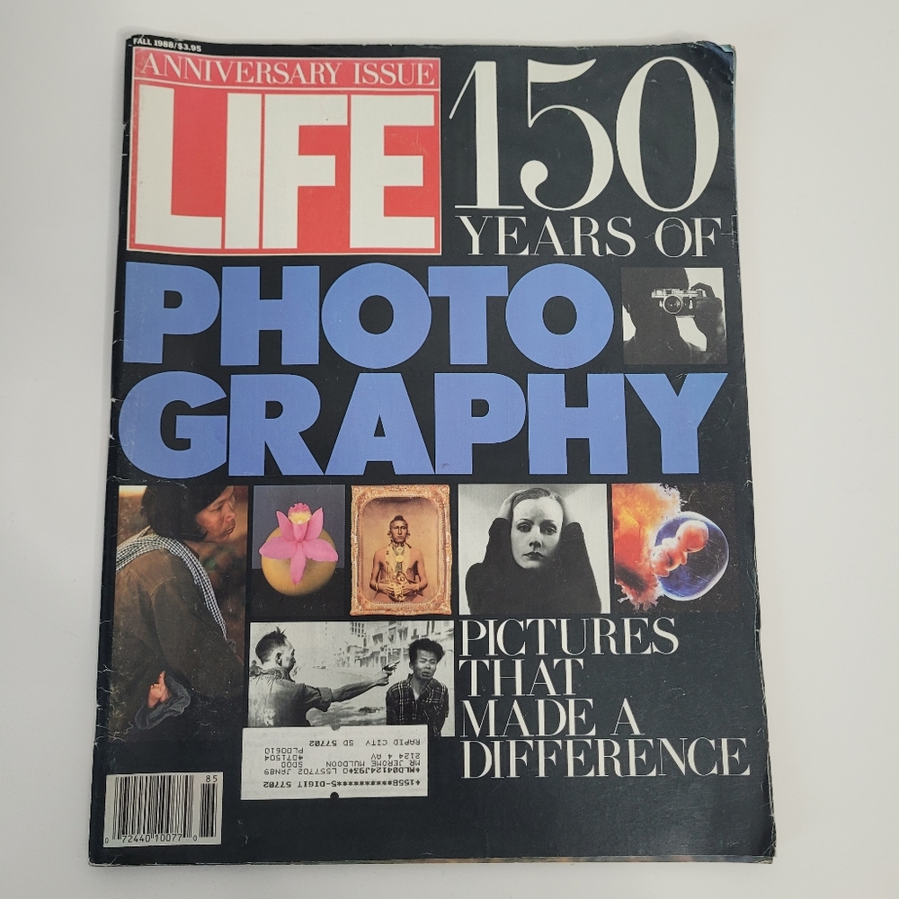 Life magazine anniversary issue - 150 years of photography- fall 1988 edition